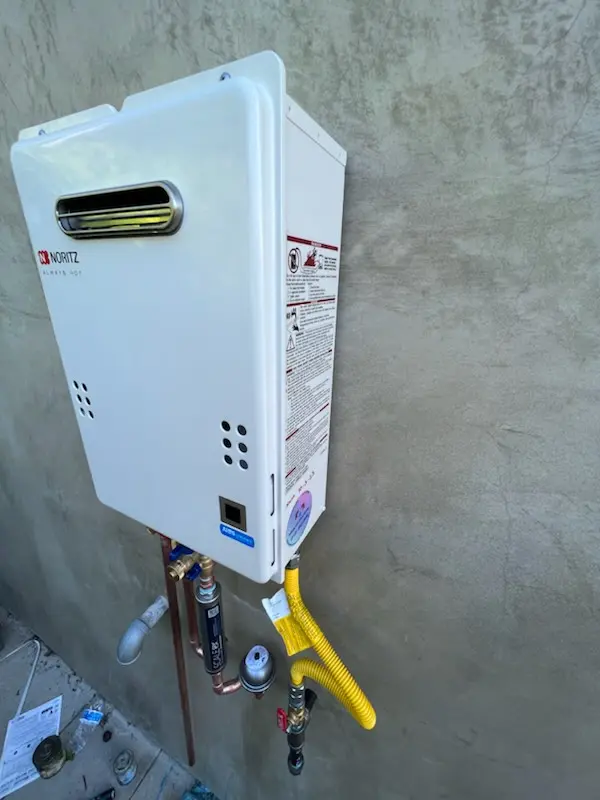 Tankless water heater installation for Foothills homes