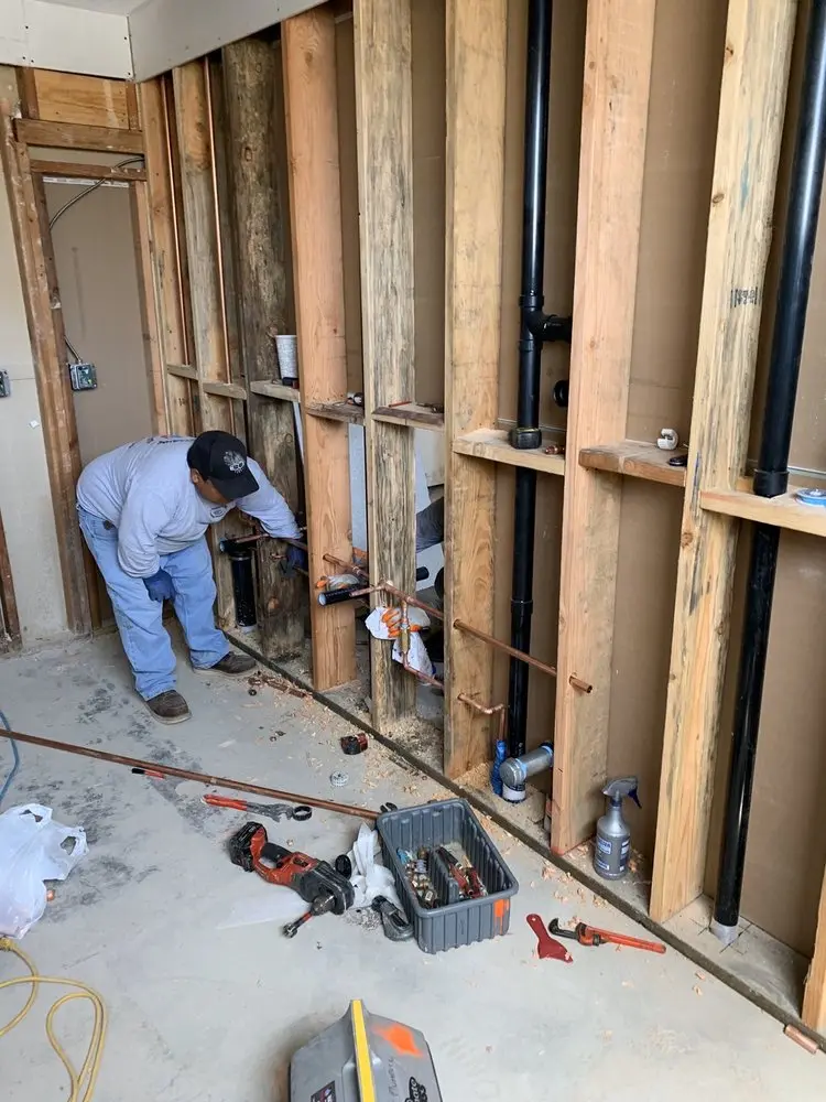 Commercial rough-in plumbing for Gas Line Repair in Foothills